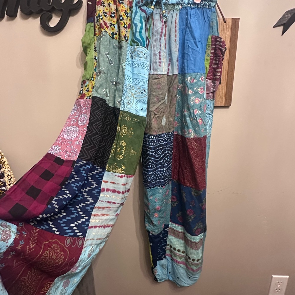 Advance Apparels Multicolor Patchwork Joggers - image 2